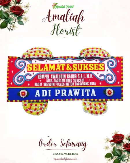Papan Bunga Ucapan Selamat cibogo